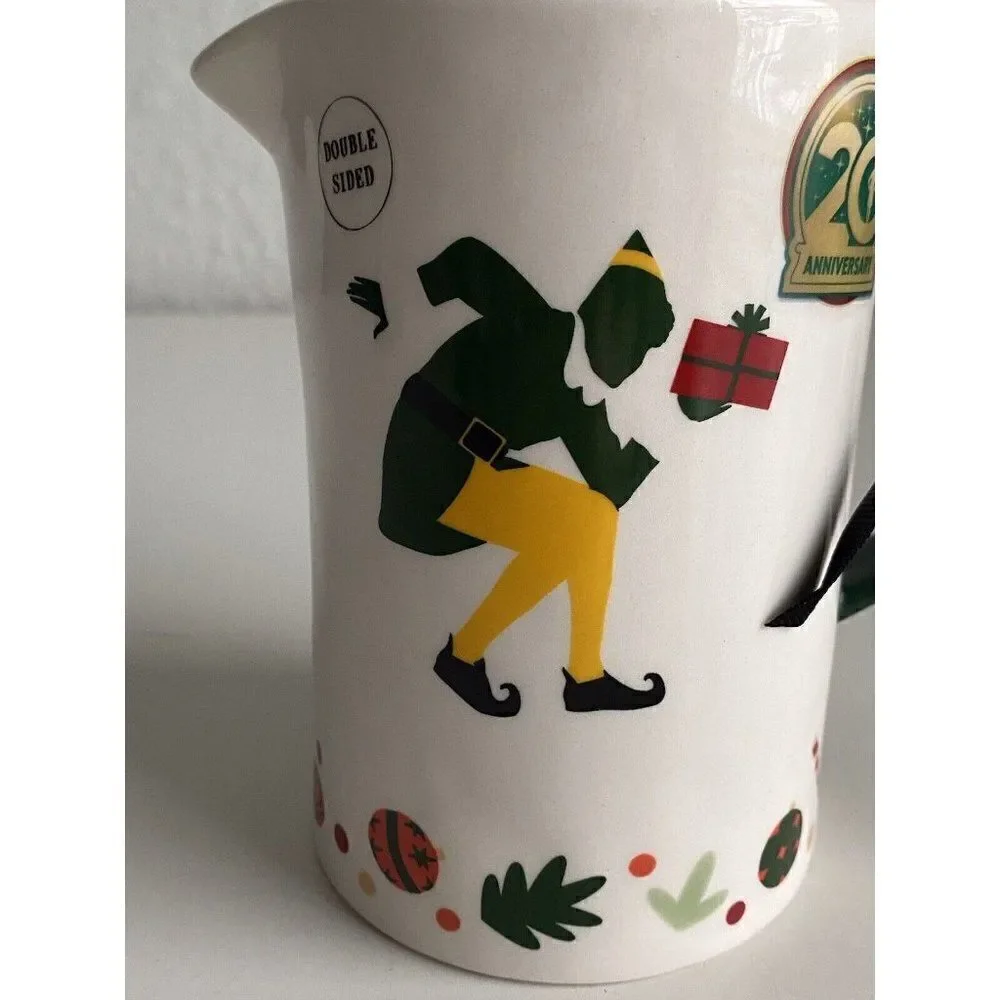Rae Dunn x Buddy the Elf‎ Maple Syrup Pitcher 20th Anniversary NEW